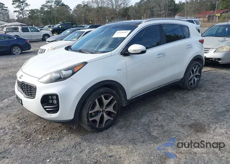 2017 Kia Sportage Sx Turbo из США, поврежденный, VIN KNDPRCA66H7148052